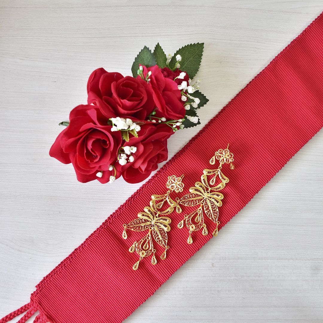 Aretes de marinera